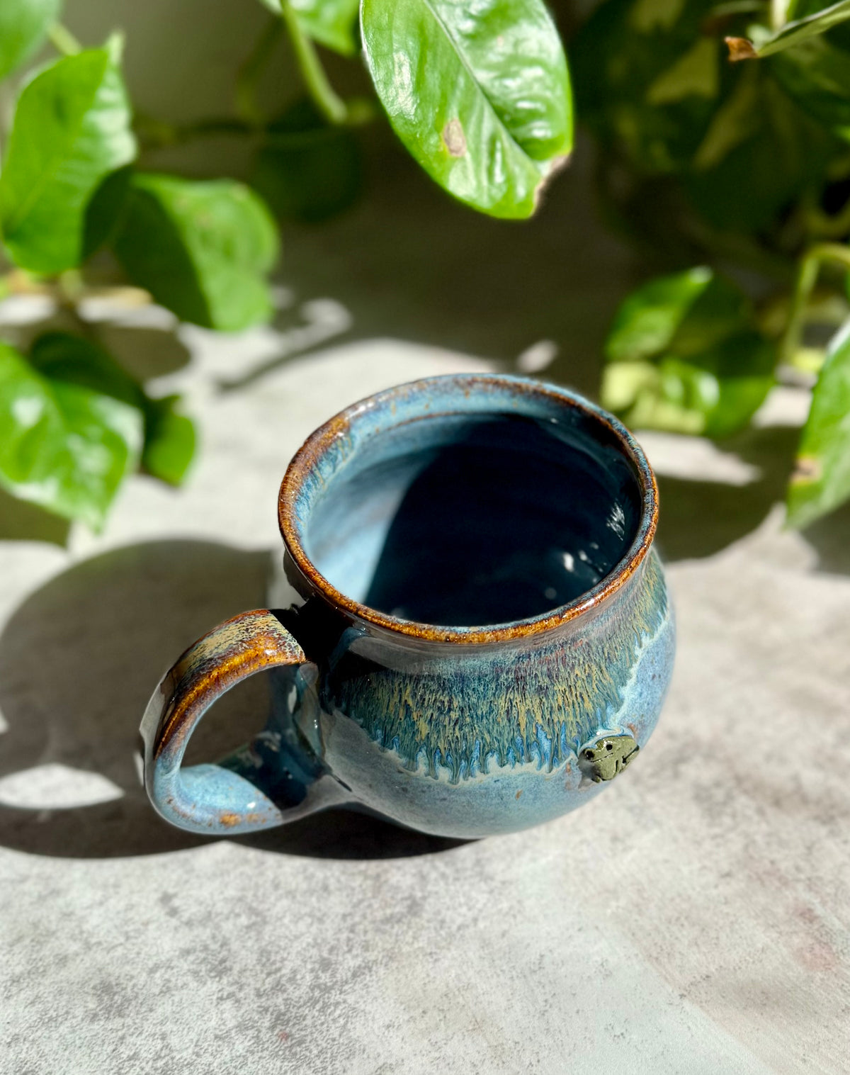 Blue Frog Mug
