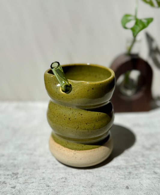 Olive Straw Tumbler