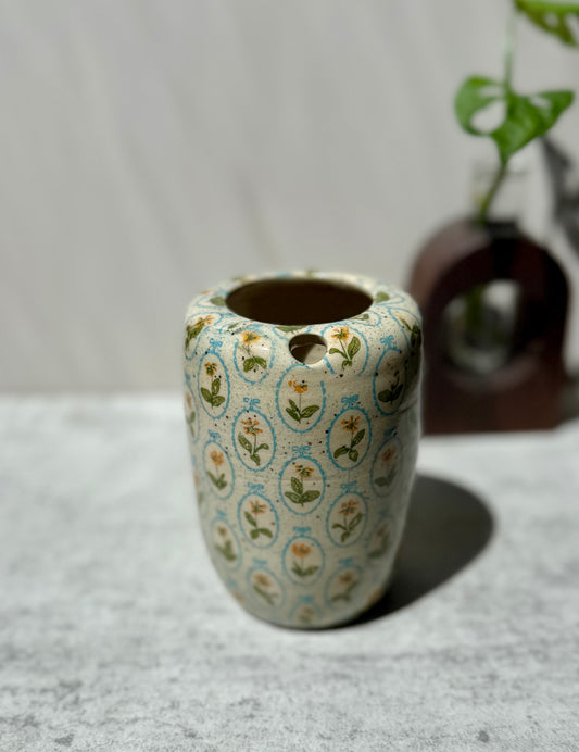 Vintage Floral Travel Tumbler #2