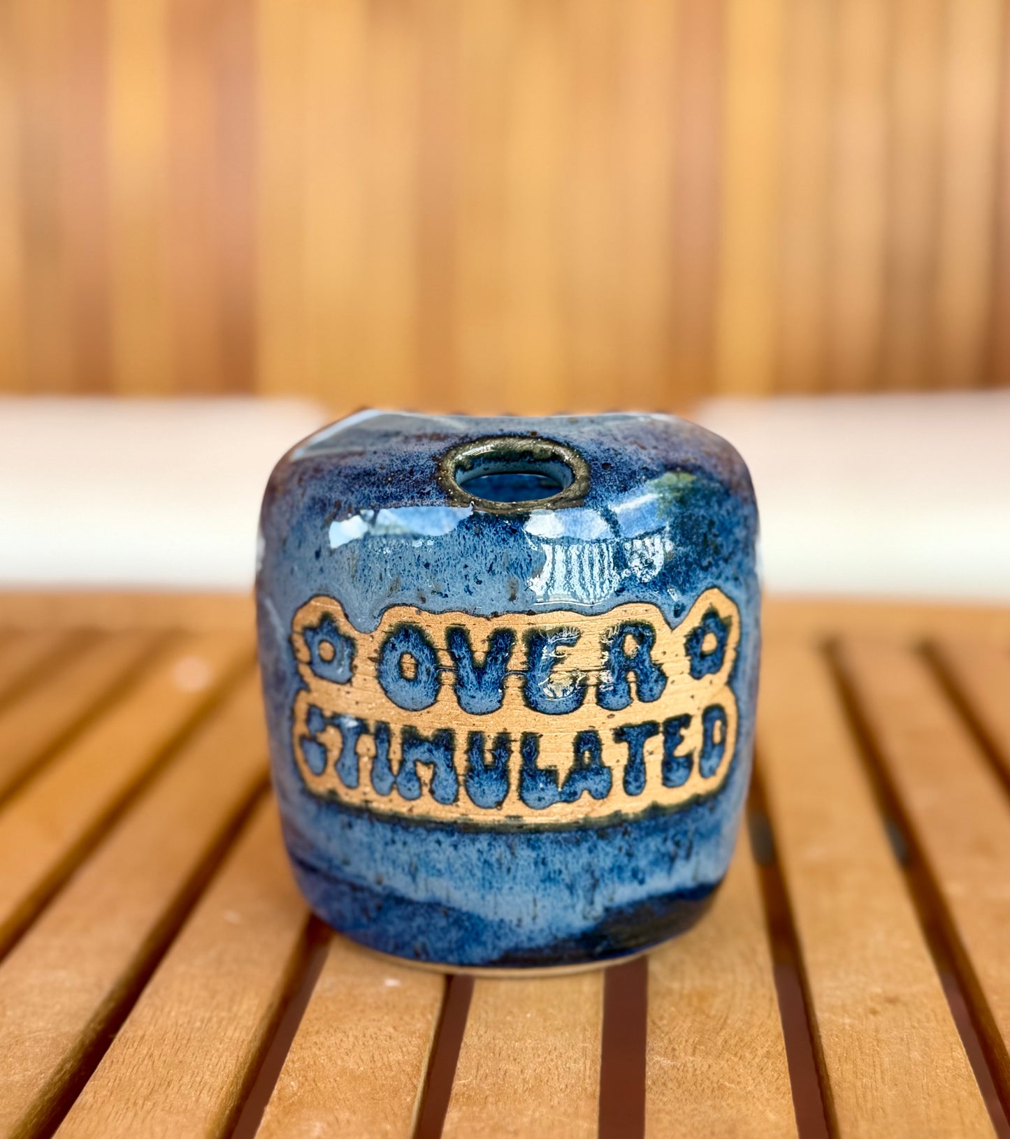 Over Stimulated Mini Sip Top